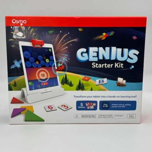 Osmo Genius Starter Kit for iPad Ages 6-10 New - Open Box - Afbeelding 1 van 15
