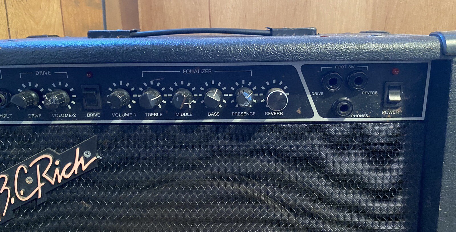 BC Rich Guitar Amplifier Amp BC50R 20 Watt Guitar Amp 1980's