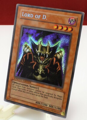 遊戯王カード LORD OF D. 北米版 BPT-004 YuGiOh Lord of D. Holo Foil *Secret Rare* BPT-004 NM-MINT Limited