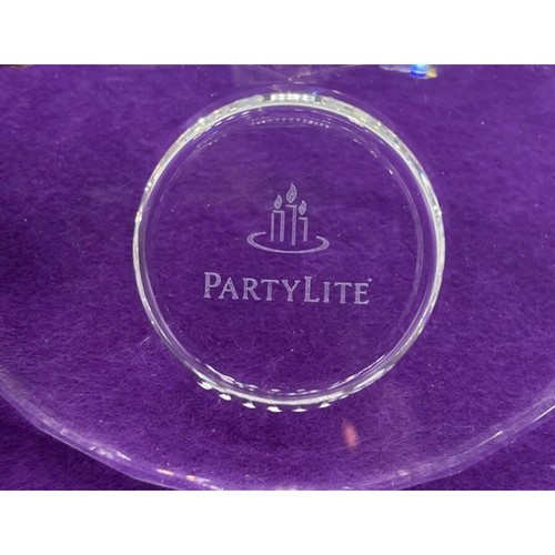 Candelabro Crystal Cross Tealight de PartyLite Clear Cross Amatista Center Ac - Imagen 4 de 4