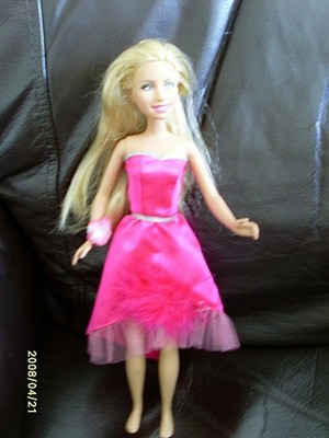 barbie pink prom dress
