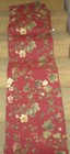 RARE! PAIR RED CHIANTI *WAVERLY DRAPES CURTAINS Panels 42 X 86”  Floral & Grapes — photo 1