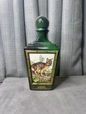 VTG Jim Beam Whiskey Decanter The Gray Fox by John Lockhart 1982 EMPTY
