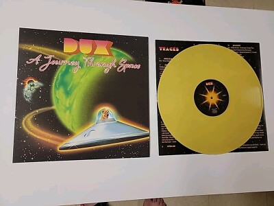 NEW DUX A JOURNEY THROUGH SPACE SIGNED YELLOW VINYL LIMITED TO 100 