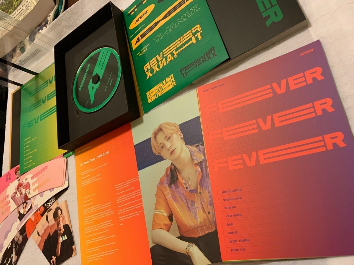 ateez アチズ サン fever part1 セット Amazon.com: KQ Entertainment ATEEZ - Zero : Fever Part.1