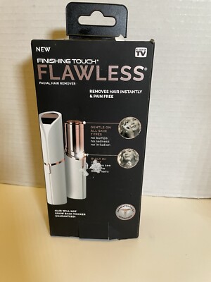 Finishing Touch Flawless Facial Pain Free Hair Removal - NEW Damaged Box