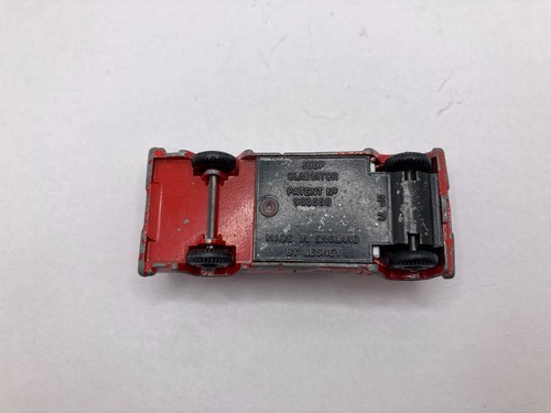 LESNEY MATCHBOX Nr. 71 JEEP GLADIATOR ROT MIT WEISSEM INNENRAUM - Bild 5 von 5
