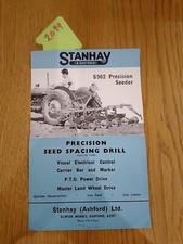 stanhay seed Precision drill Sales Brochures