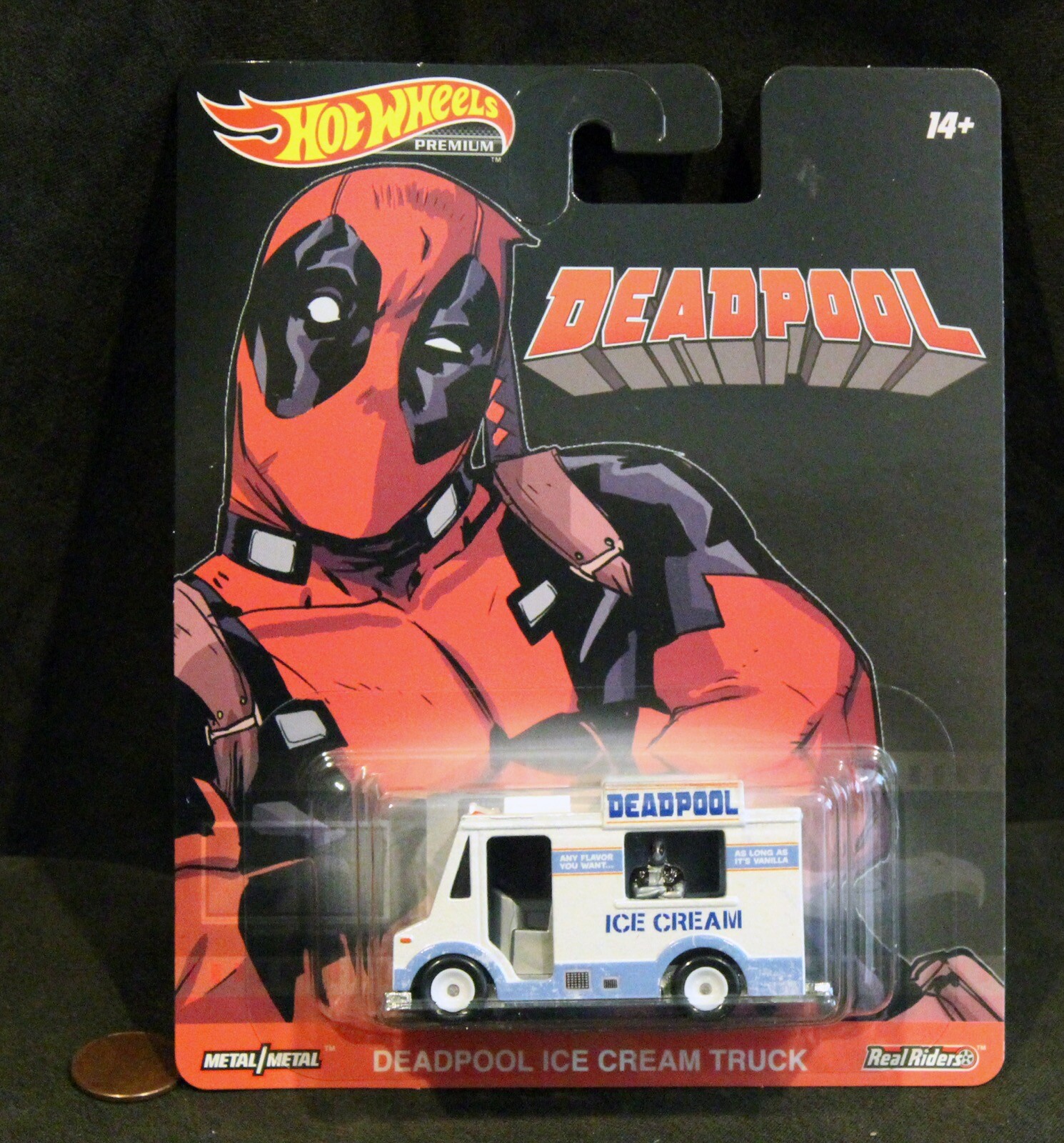 hot wheels deadpool ice cream truck
