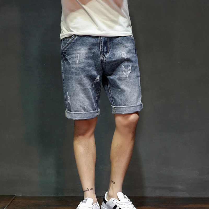 Male jean hotsell shorts