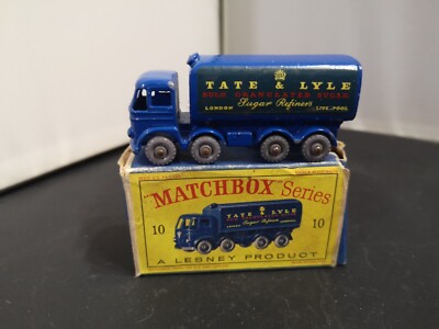 W474-MATCHBOX LESNEY No10C SUGAR CONTAINER TRUCK WITH BOX.*AUFKLEBER KRONE HINTEN*