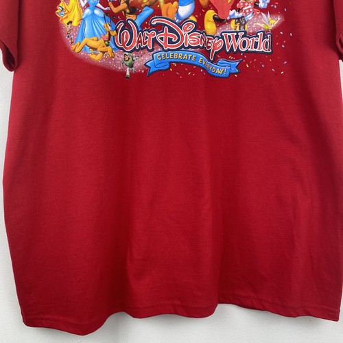 Walt Disney World size 2XL Red Celebrate Everyday Short Sleeve T-shirt NWT - Picture 4 of 7