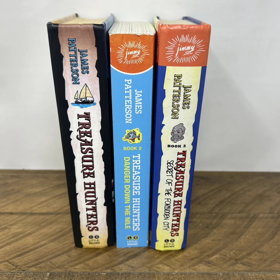 James Patterson Treasure Hunters Books 1 2 3 Lot of 3 Hardcover Illustrated - Image 2 of 4