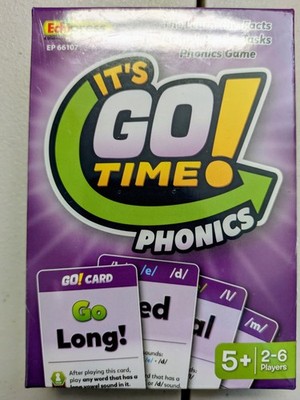 It s GO Time! Phonics Card Game- Edupress by Teacher Created Resources