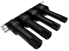 4 x LANGE Kraft IMPACT Steckschl&uuml;sseleins&auml;tze 12-kant VIELZAHN M12 M14 M16 M18