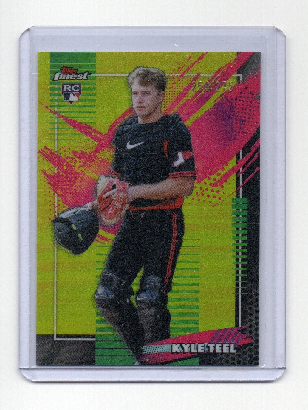 2026 Finest #267 Kyle Teel Yellow Refractors #/275