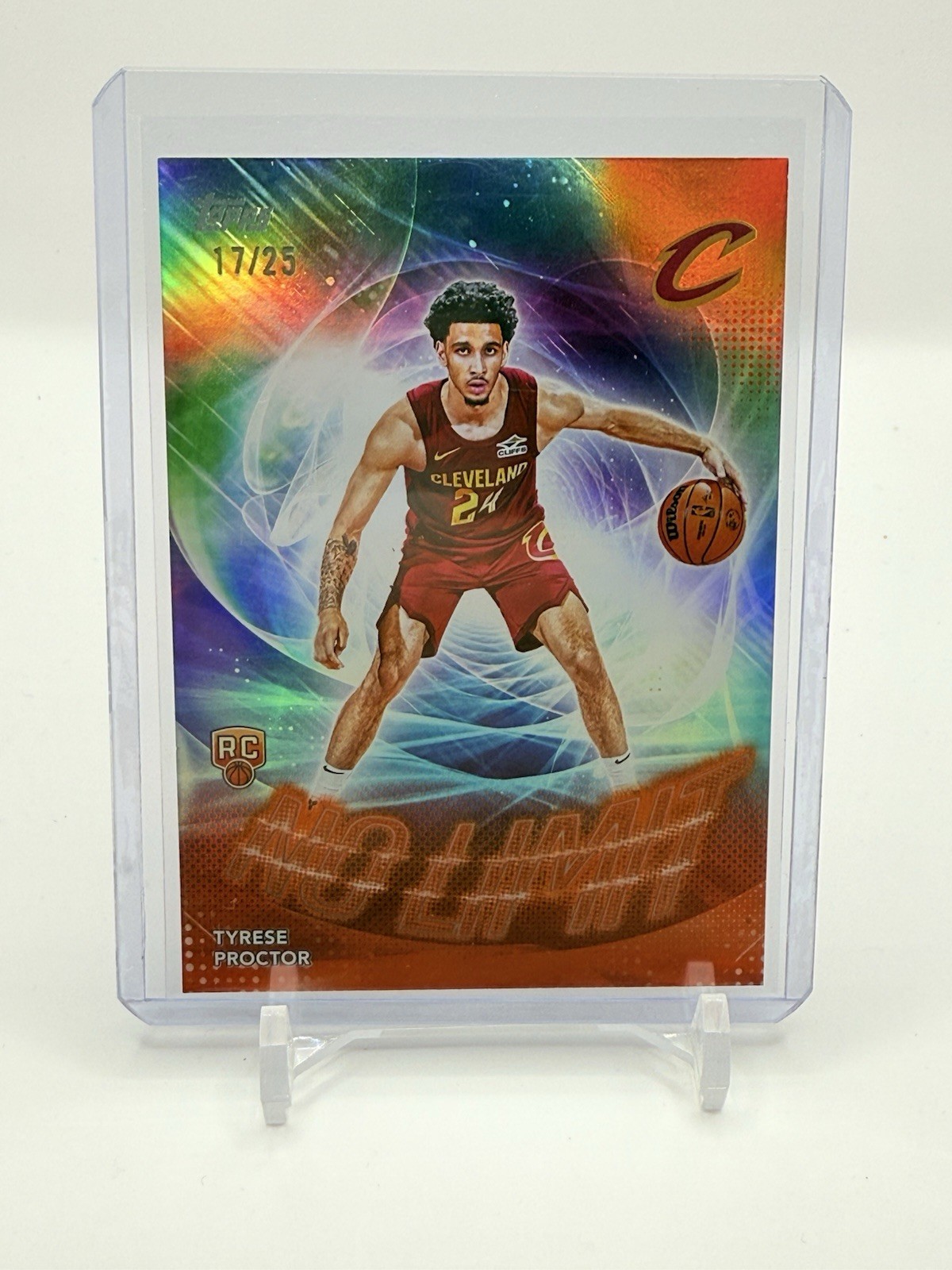 2025-26 Topps Basketball Tyrese Proctor No Limit Orange /25