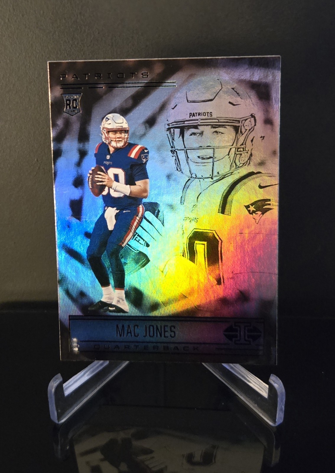 MAC JONES RC 🔥 2021 Panini Illusions Holofoil Rookie Card No. 64