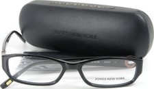 Jones New York J732 Black Acetate Eyeglasses Glasses Frame 51-16-135 NEW