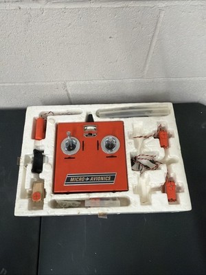 Vintage Orbit Micro Avionics 6-12 Radio Transmitter Controller 72.MHz Untested