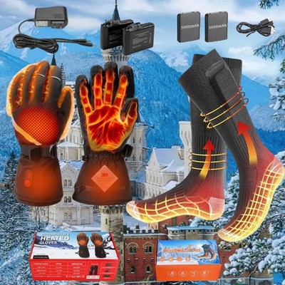 Elektrisch beheizte Socken Handschuhe wiederaufladbarer Winter Arthritis Gifts