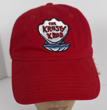 Spongebob Squarepants Dad Hat Krusty Krab Adjustable Baseball Cap w Curved Bill
