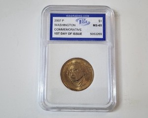 2007-P George Washington Presidential $1 Coin Business Strike Copper