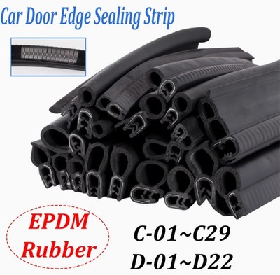 EPDM Gummi U-Form Kantenleiste Dichtleiste Autotürschutz Dichtung Kantenschutz