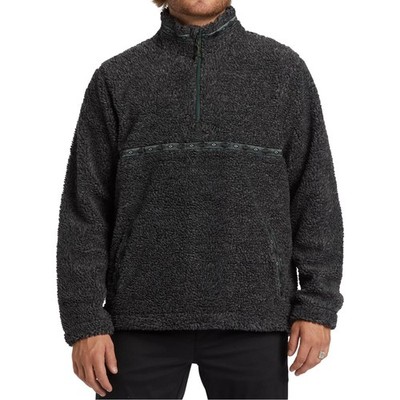 Billabong Herren Boundary Tombstone Fleece Half Zip Up Warm - Black Heather - S
