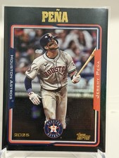 2025 Topps Archives - 2005 Topps Jeremy Pena #250 Black Foilboard