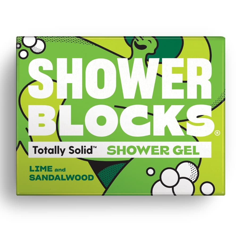 Shower Blocks Solid Shower Gel Lime & Sandalwood - Image 2
