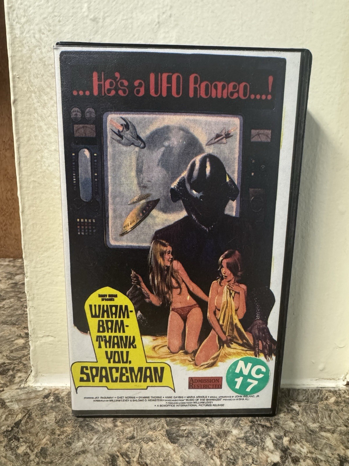 1973 Wham-Bam Thank You Spaceman VHS Something Weird Rare Sci-Fi Adult Movie Vid