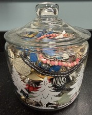 Huge Vintage Costume Jewelry Lot 8lb 11oz Wearable Mixed Jewelry Jar Collection