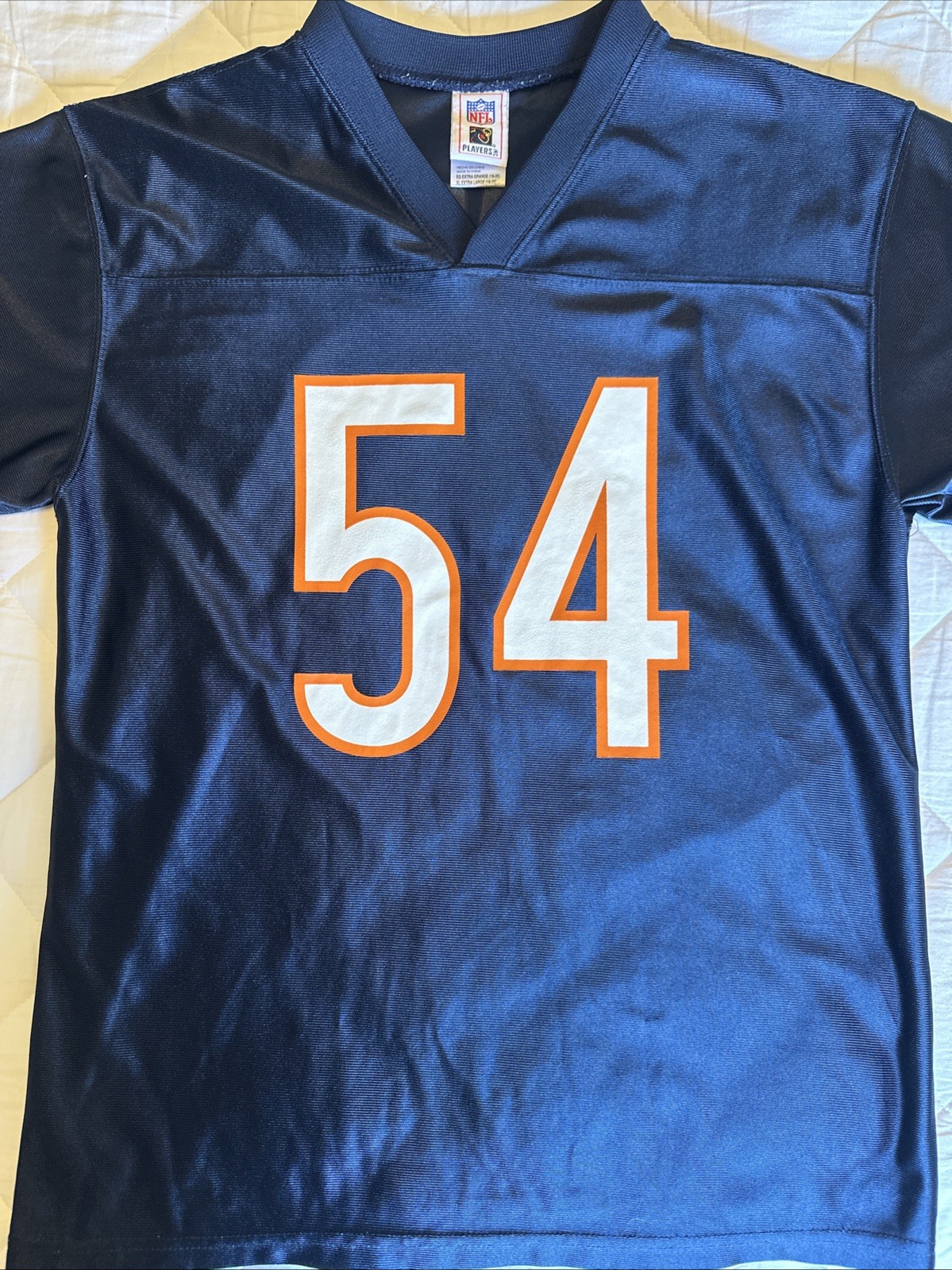 Vintage Chicago Bears NFL Players Youth Brian Urlacher Jersey XL 54 Clean