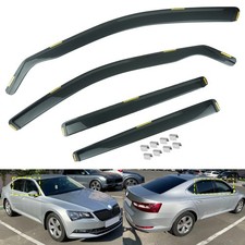 For Skoda Superb MK3 2015-2023 5 Door Wind Deflectors Sun Rain Guard Visors Set