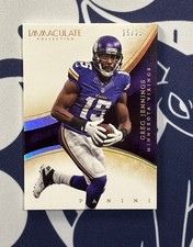 2014 Panini Immaculate Gold 15/25 Greg Jennings Jersey Number