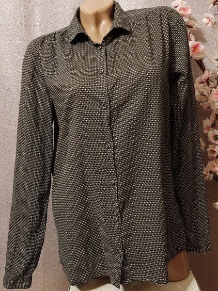 Women Marc O'Polo Shirt Khaki Cotton 40 / L / 48