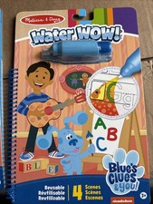 Melissa  Doug Blues Clues  You Water Wow Alphabet Water Reveal Travel Book