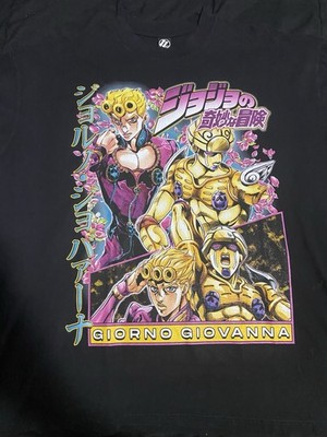 Jojos Bizarre Adventure Giorno T Shirt, Size L! New without Tags!