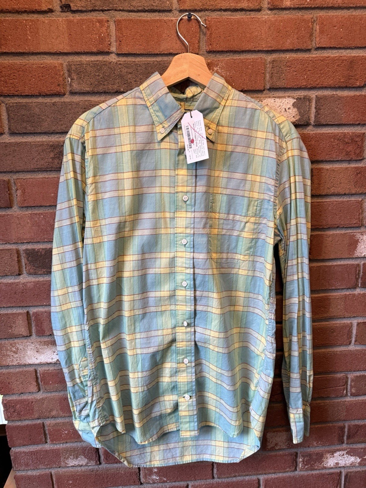 Gitman Bros. Vintage Long Sleeve Shirt USA M
