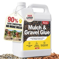 Mulch Glue Rock Adhesive Landscape Binder 128fl oz Weather Resistant Fast Dry