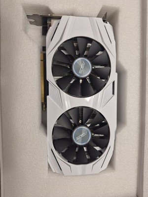 ASUS Dual GeForce GTX 1060 3GB White OC Graphics Card GPU VR Ready 1080p Gaming