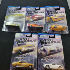 2025 Hot Wheels Silver Ser. FAST & FURIOUS Racing Course COMPLETE 5 CAR SET Mint