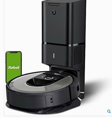 iRobot Roomba i7 Robot Vacuum w/ Self-Empty Clean Base, Wi-Fi, Black