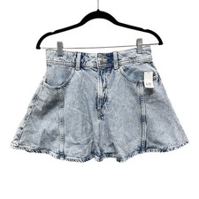 NWT Gap Kids Girls Denim Mini Skirt Light Acid Wash Blue Size 10 Plus NWT