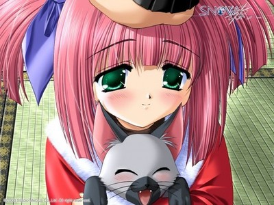 Anime ouka wakou studio mebius snow visual novel Playmat Gaming Mat Desk 10928