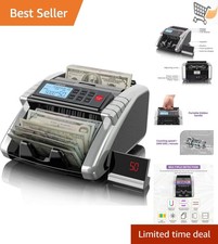 Money Counter Machine with Value Count Euro Dollar Fake Bill Detectors
