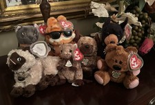 TY Garfield characters Beanie Baby bundle of  7 - New, Dog Cat Bear Mouse Plus