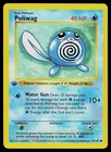 Pokemon Card - Poliwag Base Set (Shadowless) 59/102 Common 1st Edition