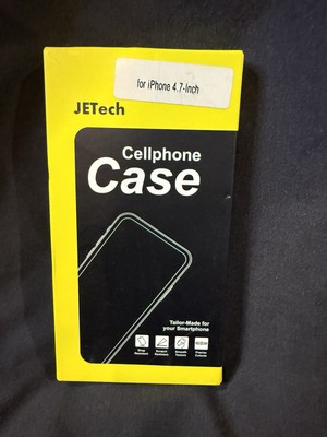 JETech Phone Case For 4.7 Inch iPhone SE 2022/2020 Edition, 8 And 7 Black Clear